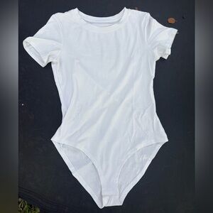 Classic Silhouette White T Bodysuit